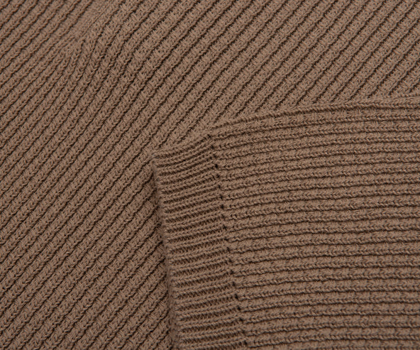 Norse Projects Walnut Anholt Cotton Crepe Polo