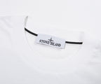 Stone Island White Carlo Print T-Shirt