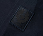 Belstaff Dark Ink Helston Linen Cotton Twill Tailored Jacket