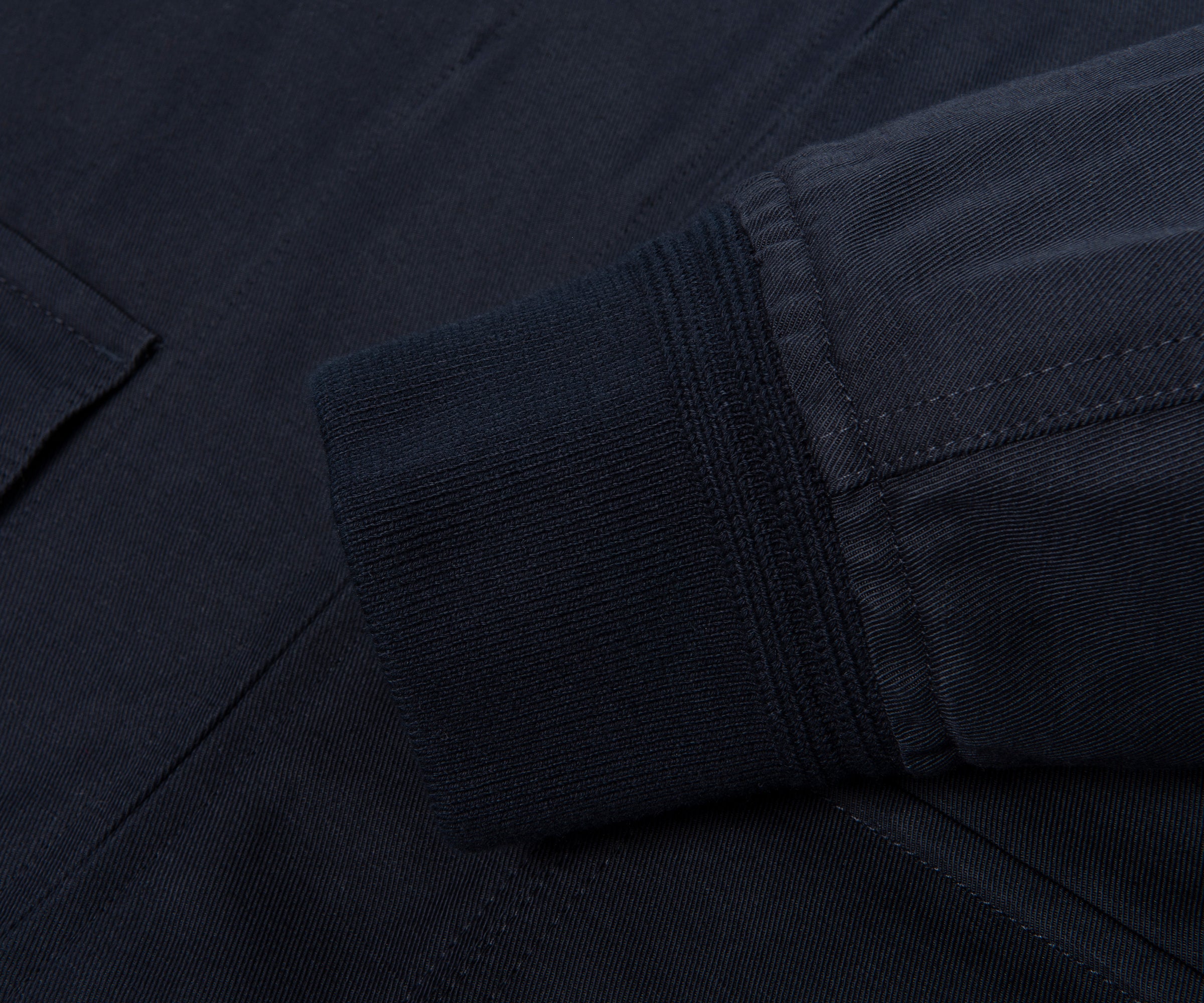 Belstaff Dark Ink Helston Linen Cotton Twill Tailored Jacket