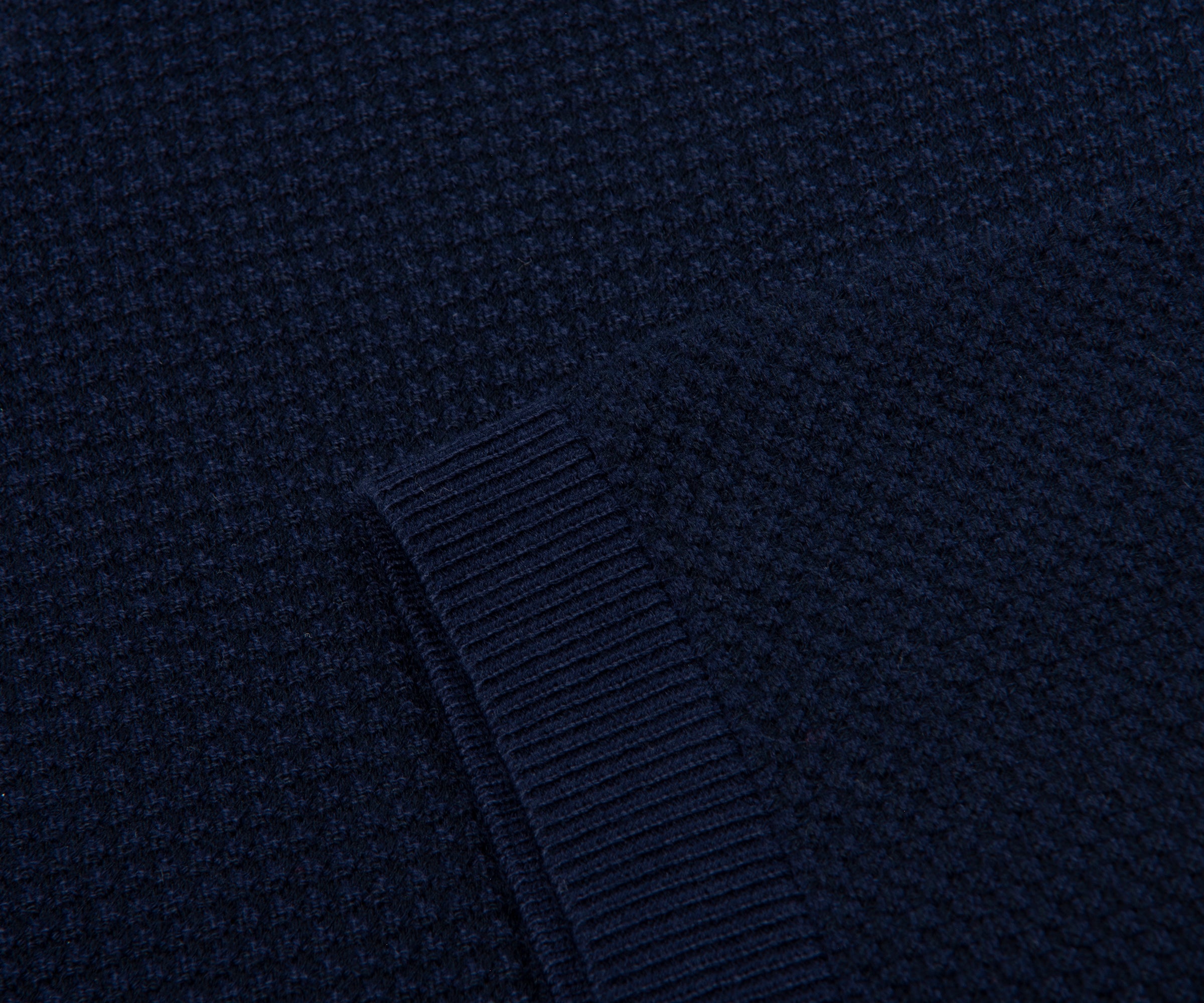 Canali Navy Micro-Structured Polo