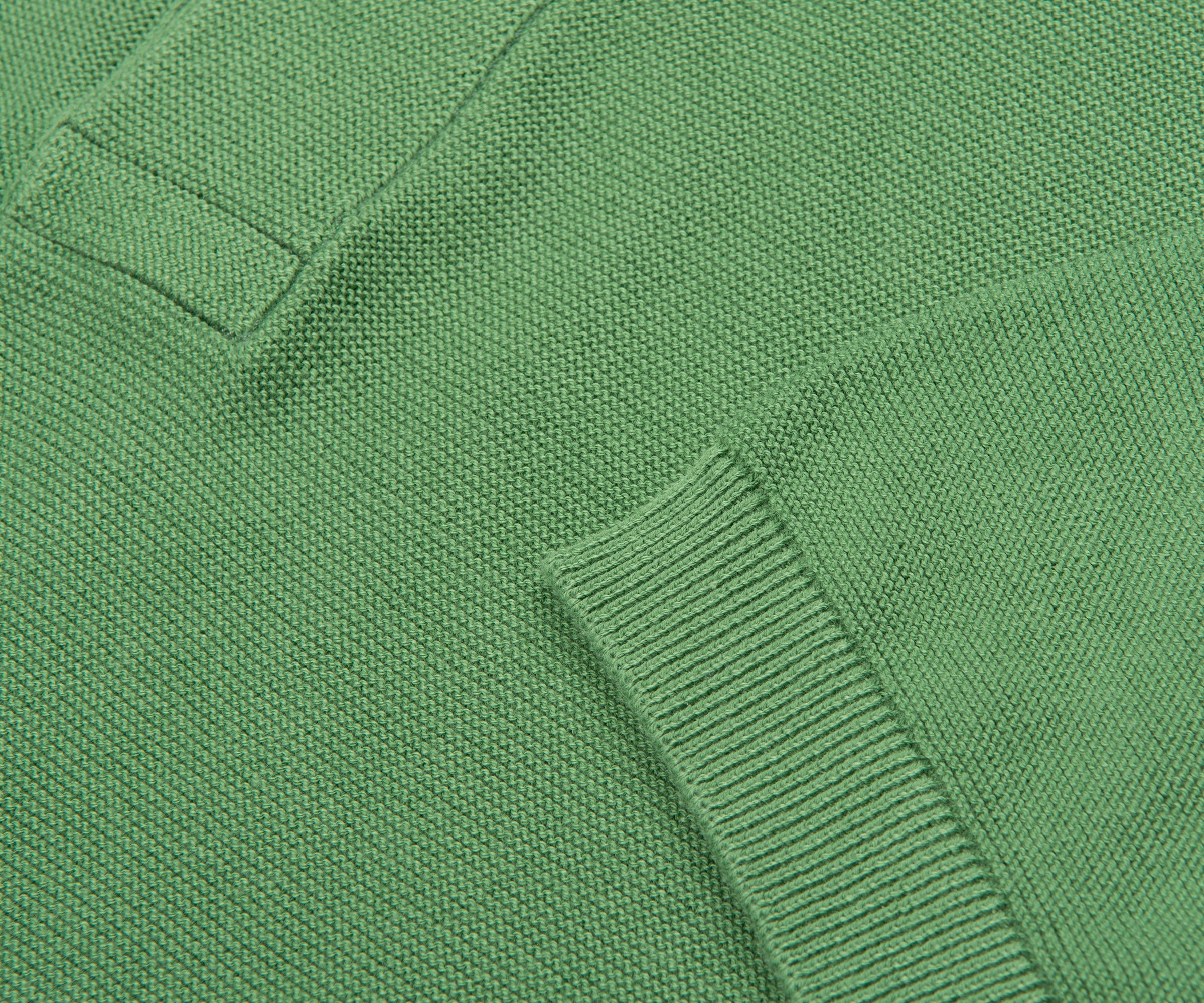 Lacoste Green Towel Knitted Polo
