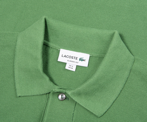 Lacoste Green Towel Knitted Polo
