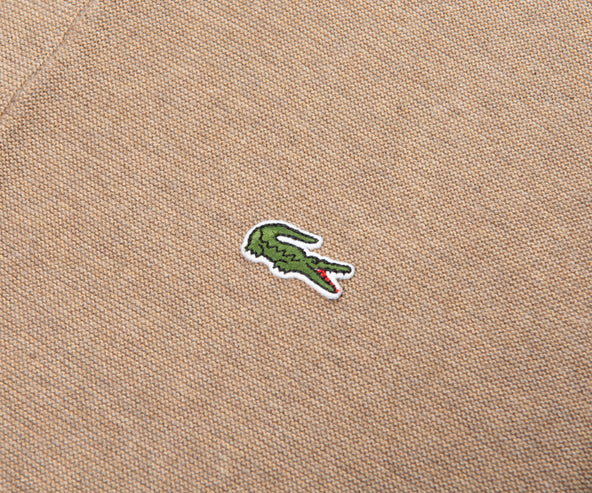 Lacoste Taupe Towel Knitted Polo