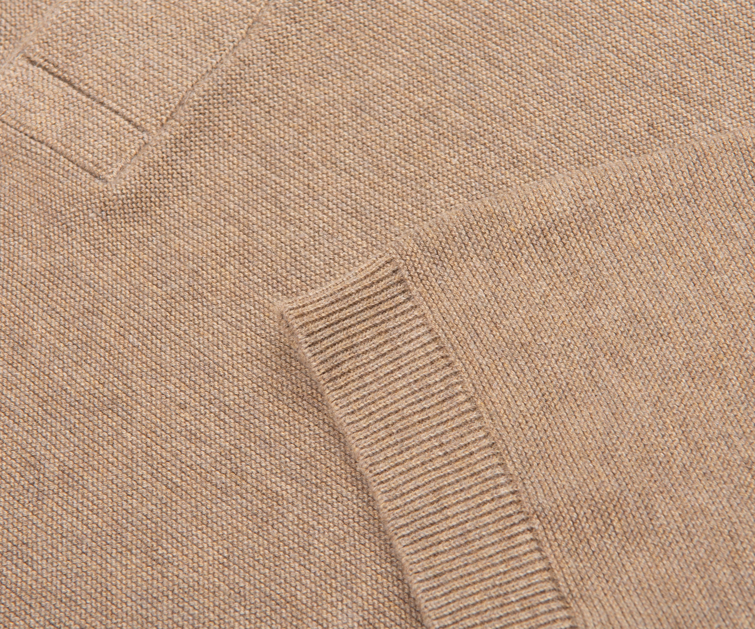 Lacoste Taupe Towel Knitted Polo