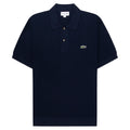 Lacoste Navy Towel Knitted Polo