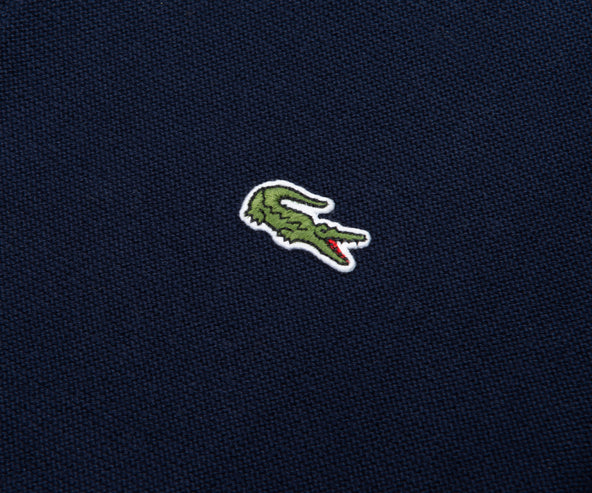 Lacoste Navy Towel Knitted Polo