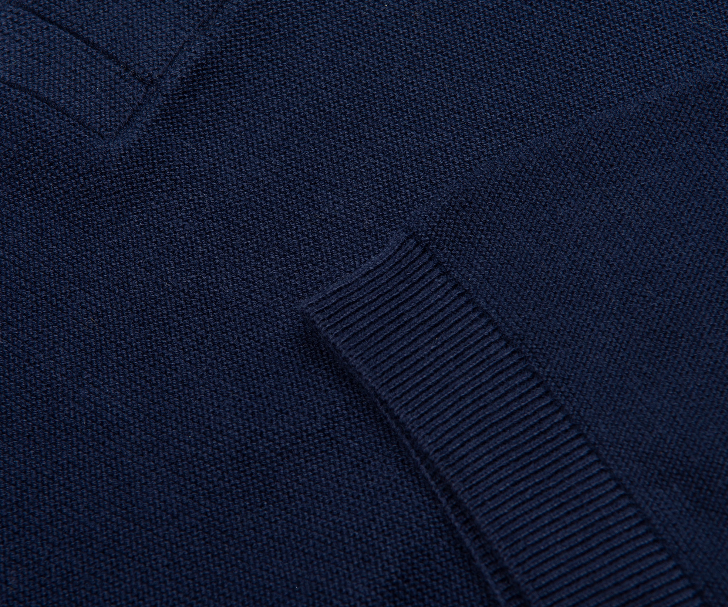 Lacoste Navy Towel Knitted Polo