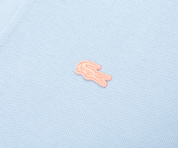 Lacoste Blue/Navy Trim Miami Blossom Polo