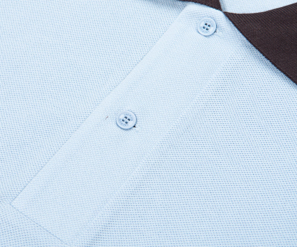 Lacoste Blue/Navy Trim Miami Blossom Polo