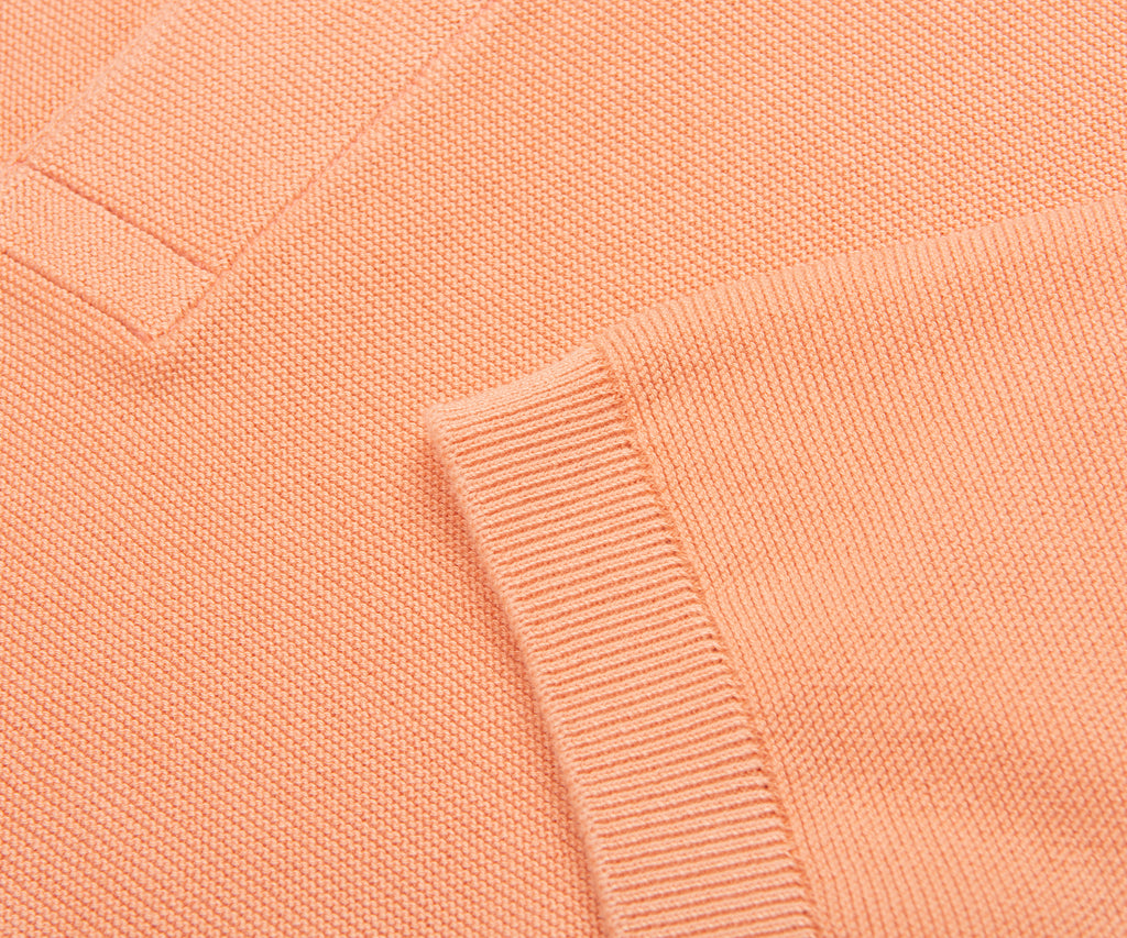 Lacoste Salmon Towel Knitted Polo