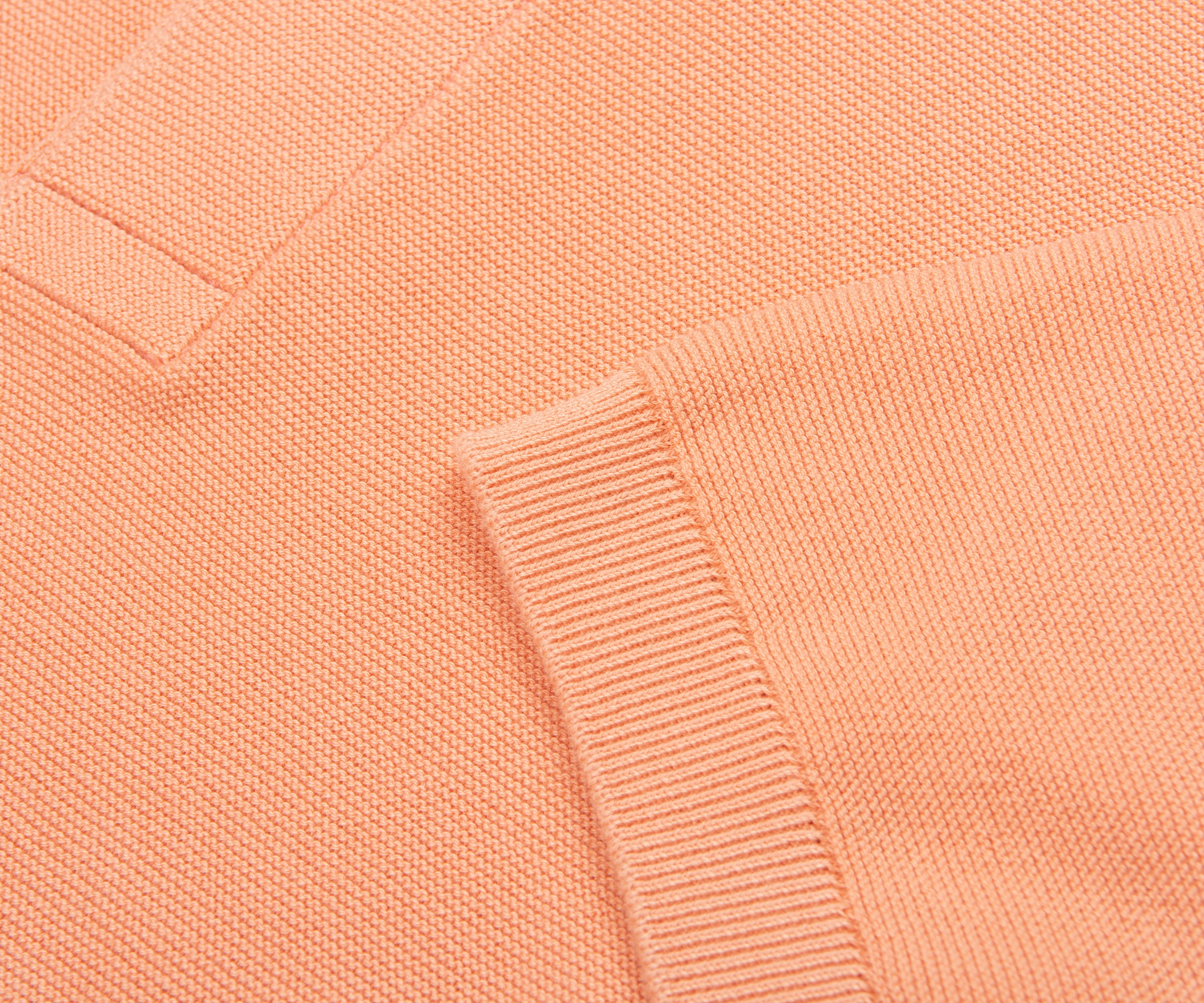 Lacoste Salmon Towel Knitted Polo