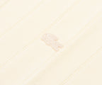Lacoste Cream Heavy Knitted Tennis Polo