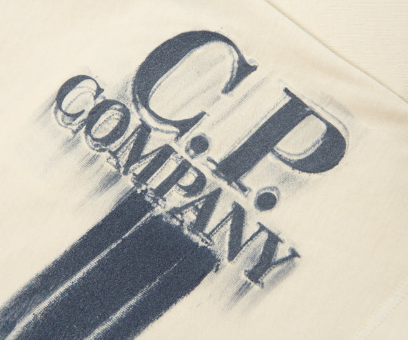 C.P. Frozen Dew Paint Brush Swipe Logo T-Shirt