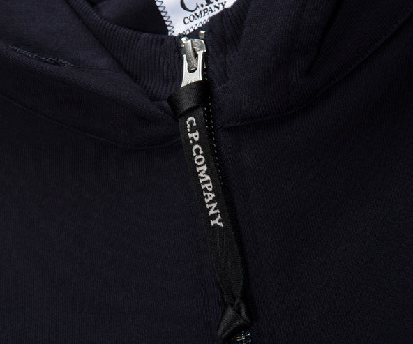 C.P. Company Total Eclipse Full Zip Chest Logo Hoodie