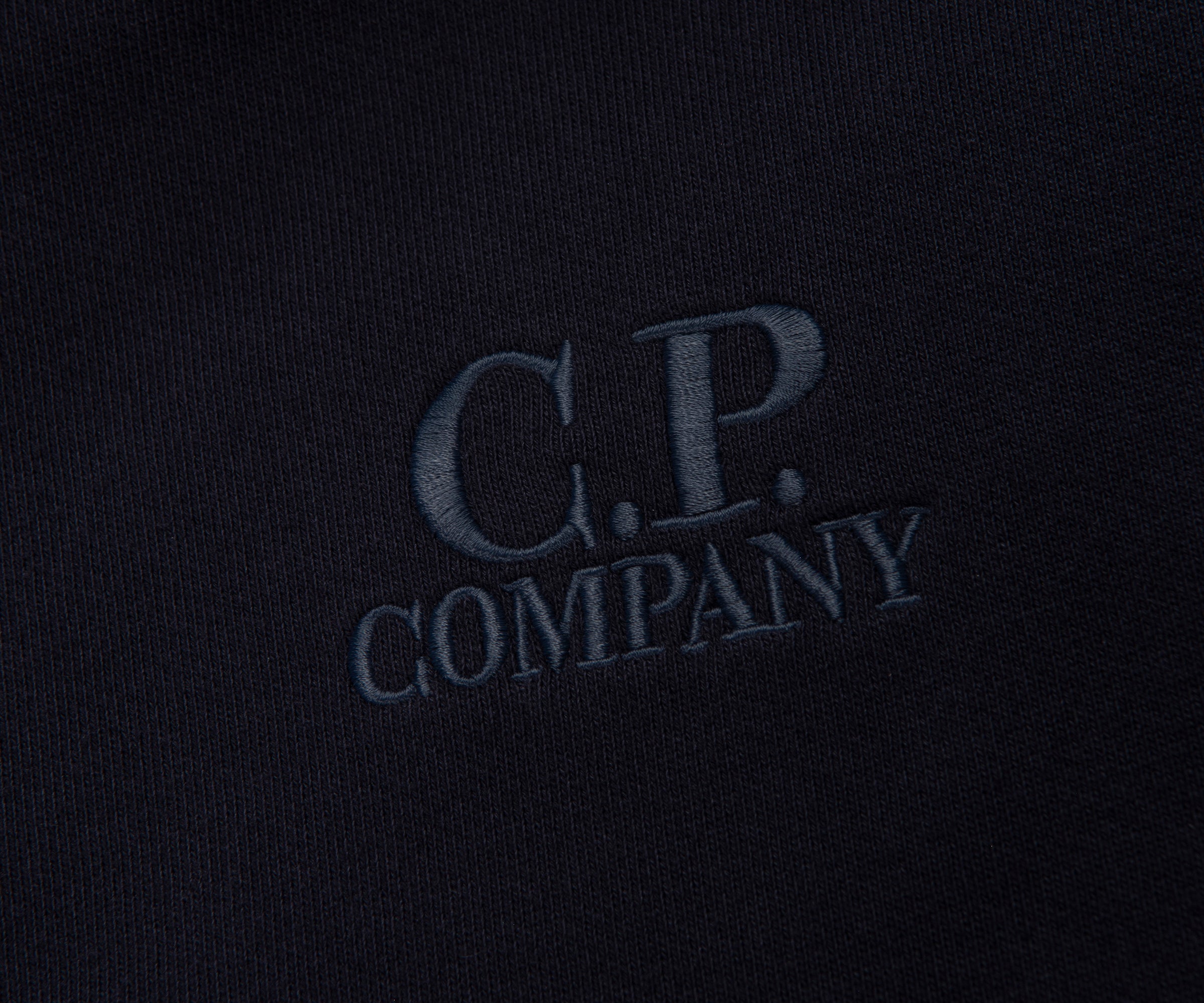 C.P. Company Total Eclipse Full Zip Chest Logo Hoodie