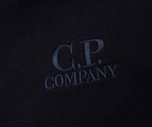 C.P. Company Total Eclipse Full Zip Chest Logo Hoodie