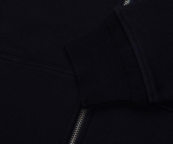 C.P. Company Total Eclipse Full Zip Chest Logo Hoodie