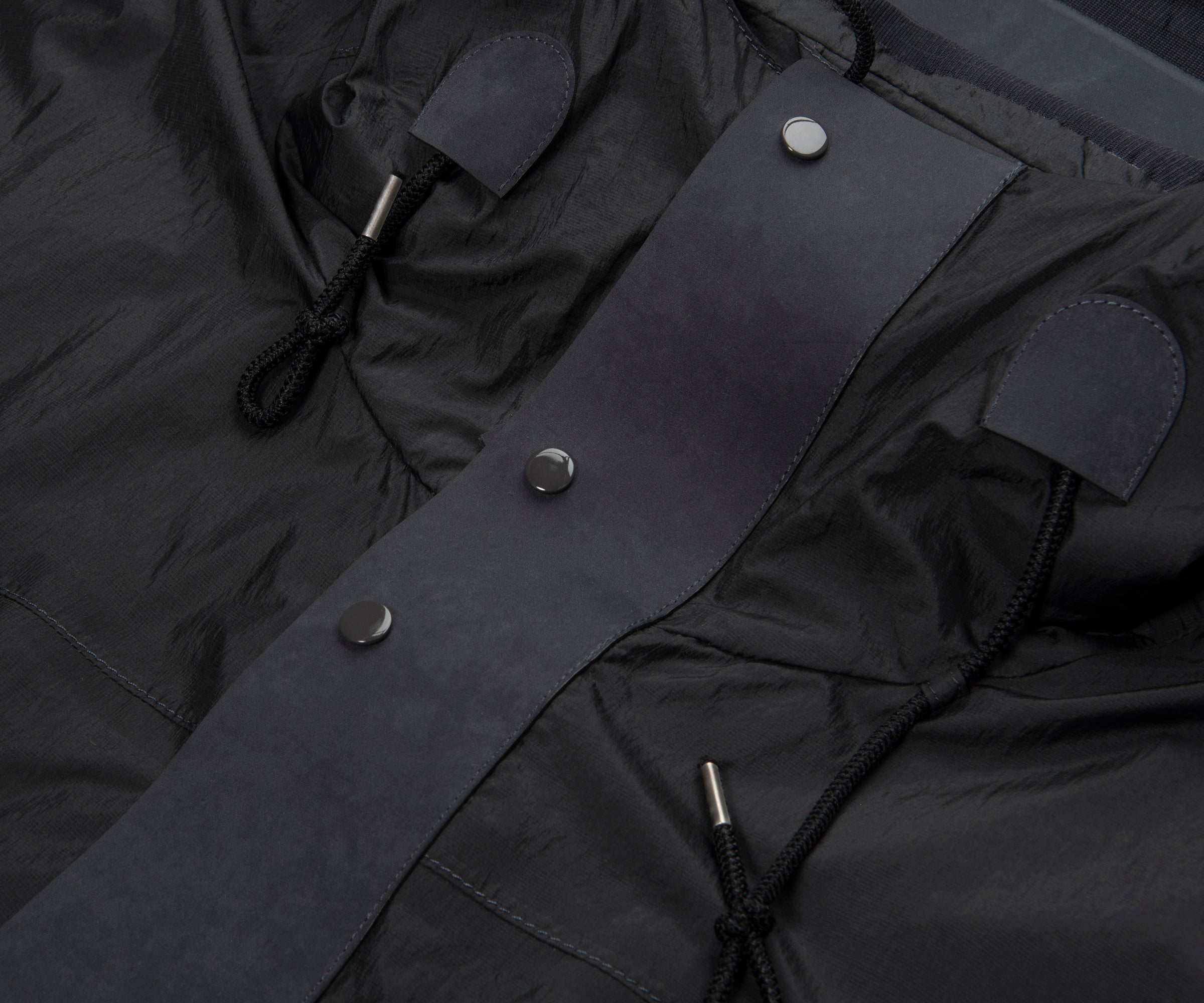 Ten C Black Combo Bonded Anorak