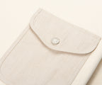 Moncler Cream Linen Pocket T-Shirt