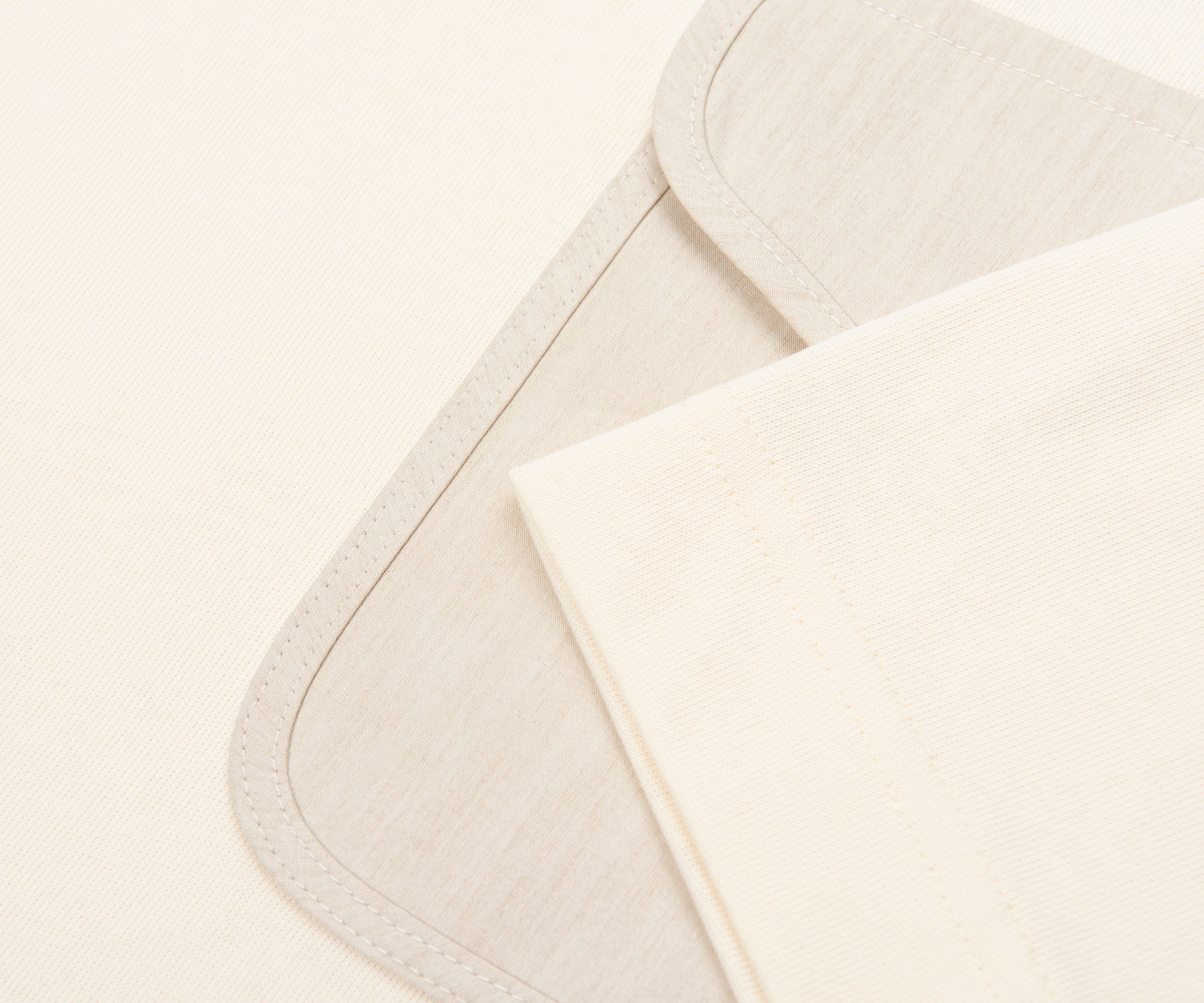 Moncler Cream Linen Pocket T-Shirt