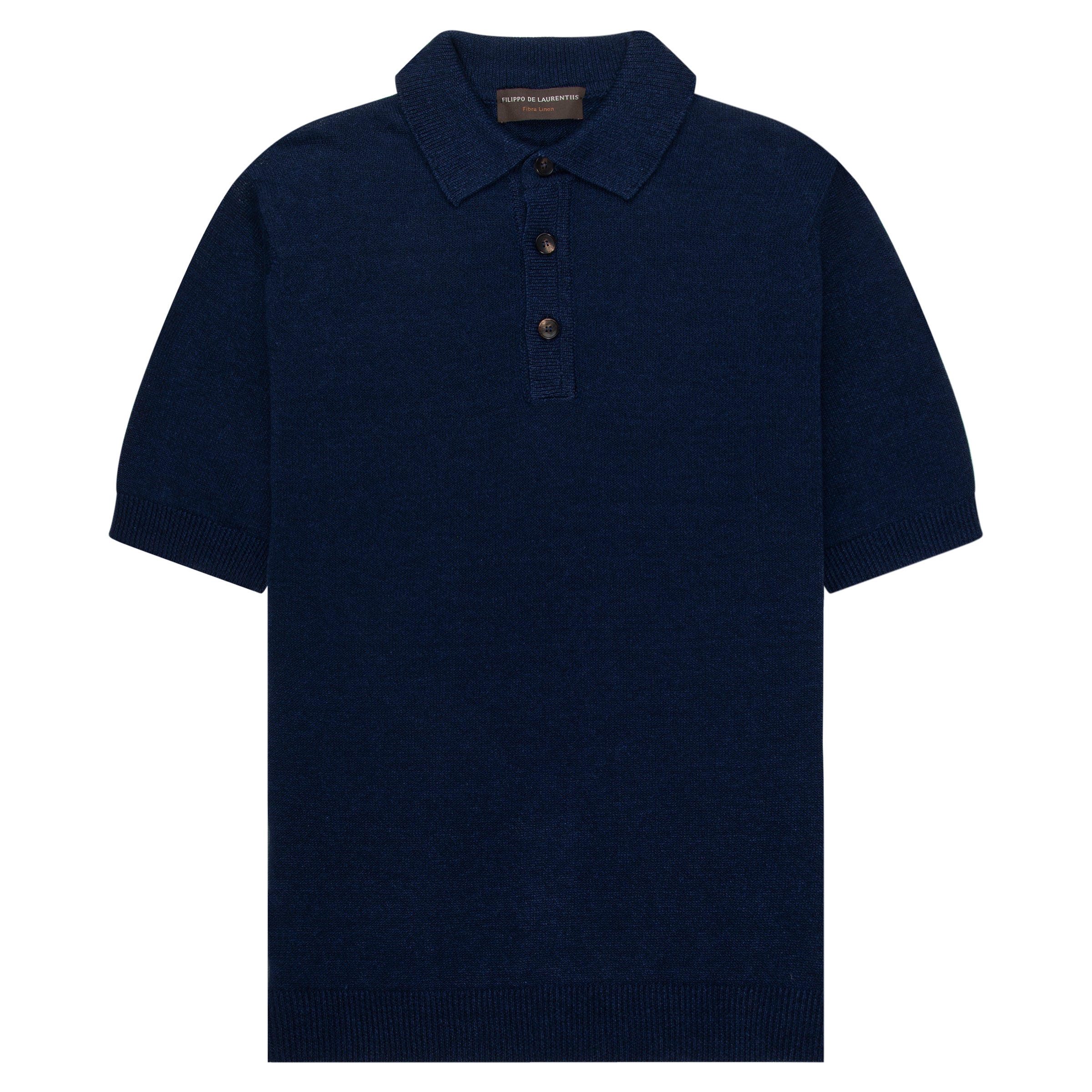 Filippo Navy Knitted SS Polo