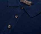Filippo Navy Knitted SS Polo