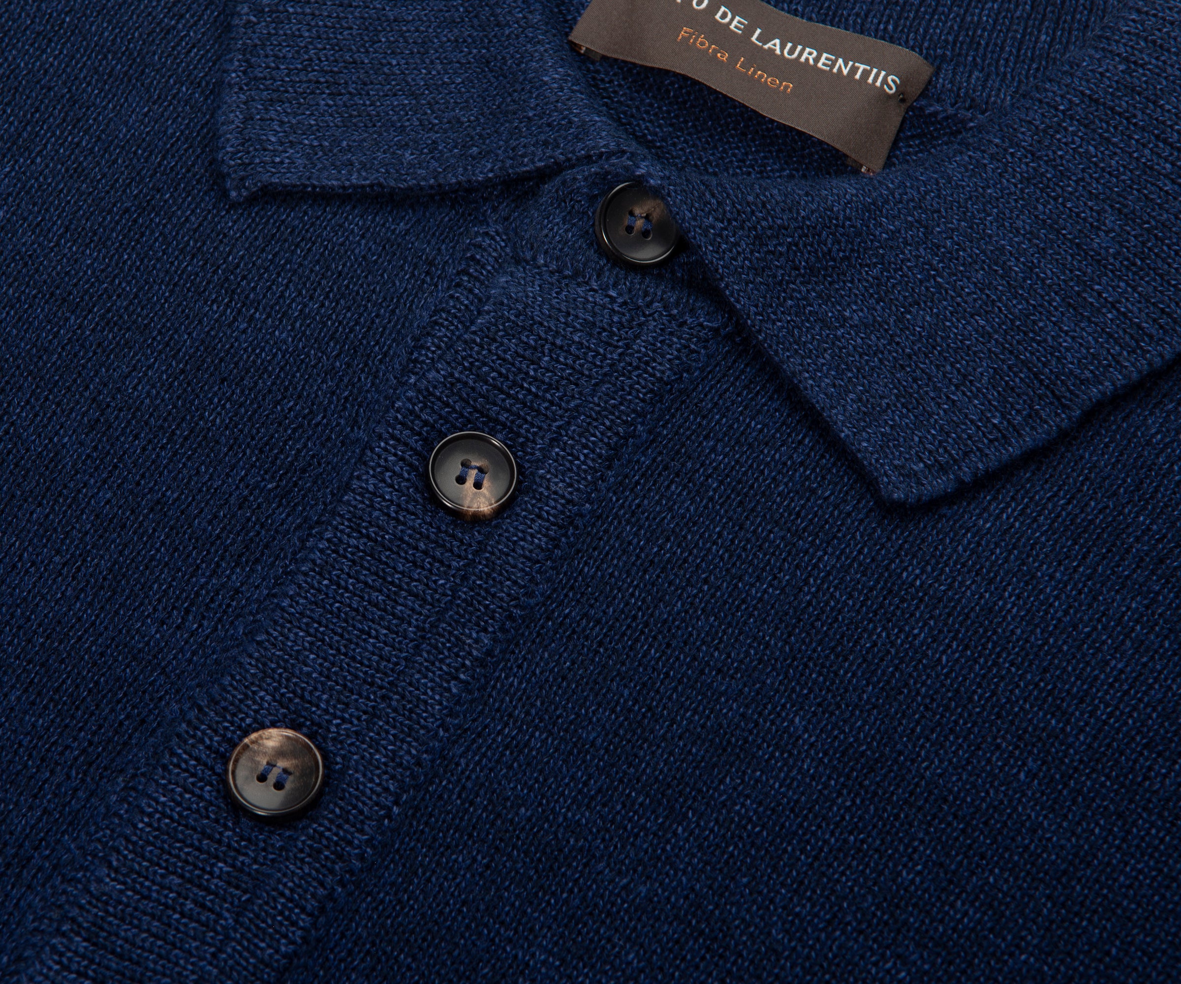 Filippo Navy Knitted SS Polo