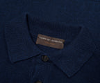 Filippo Navy Knitted SS Polo