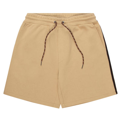 Moncler Sand Thick Cotton Brown Trimming Shorts