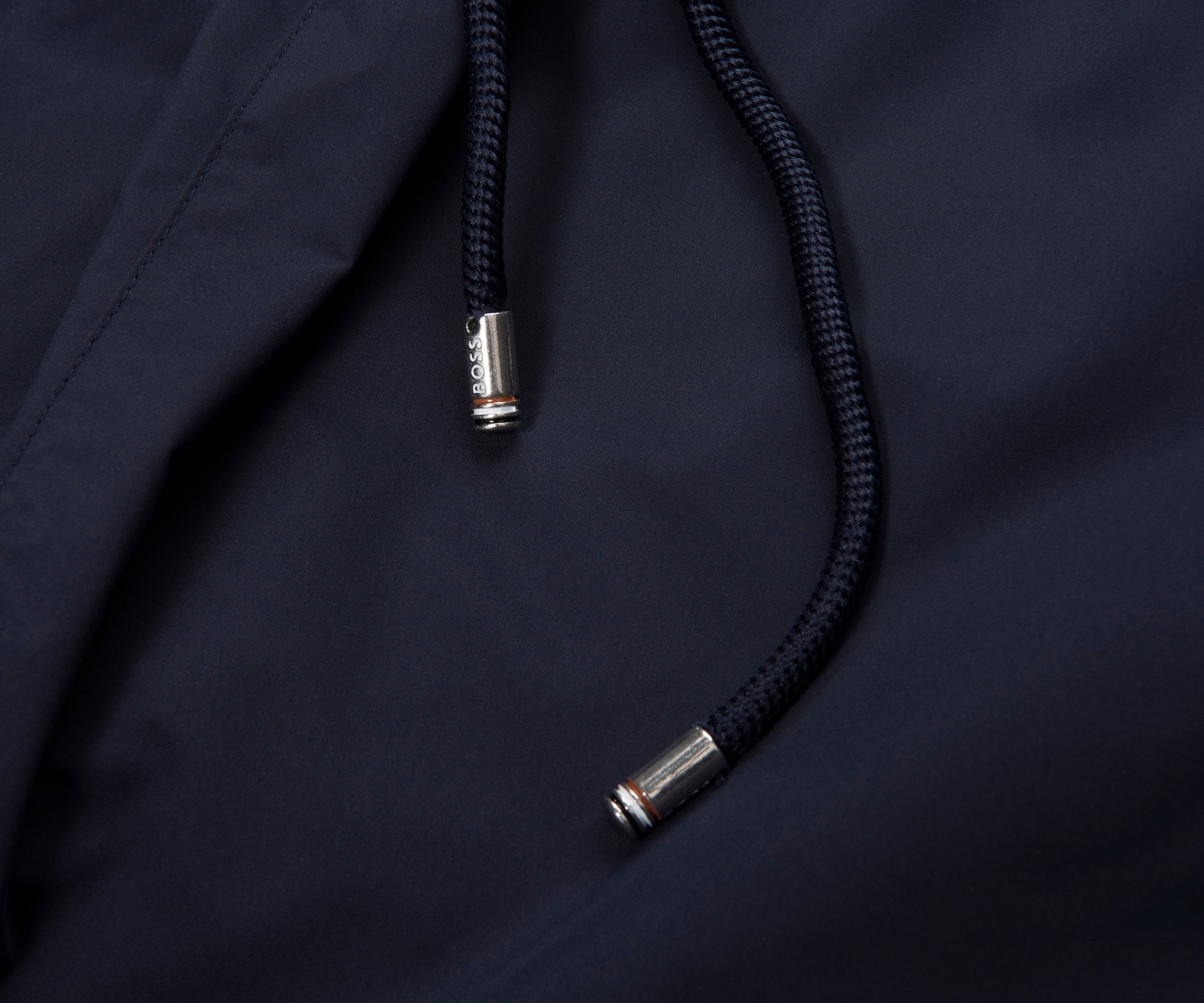 Boss Navy Resort Tape Trim Swim Shorts