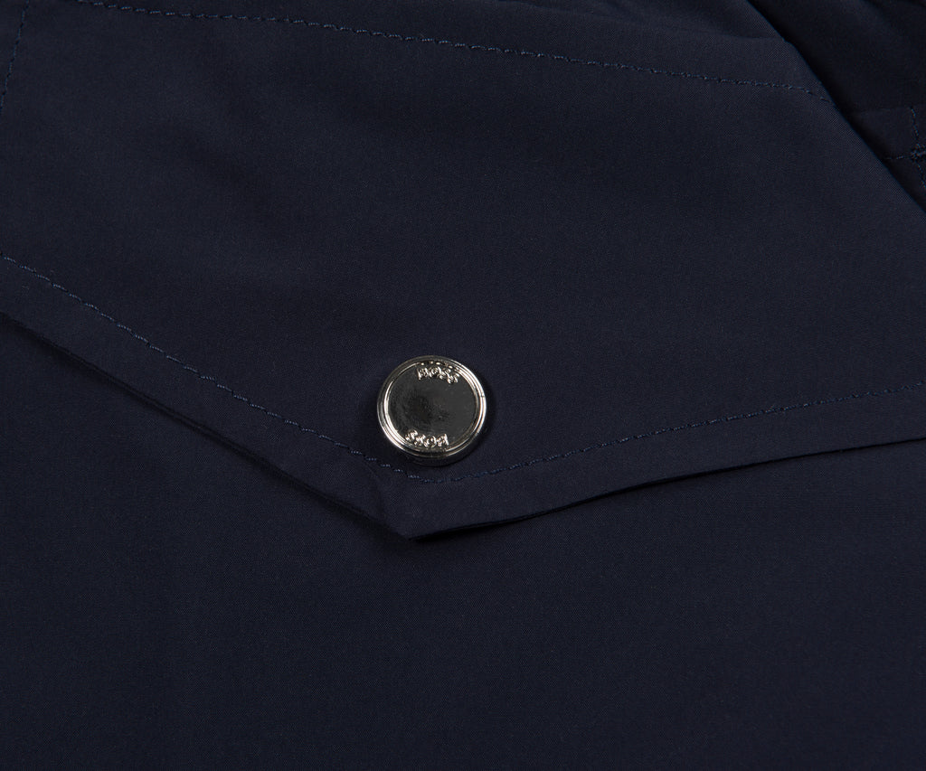 Boss Navy Resort Tape Trim Swim Shorts