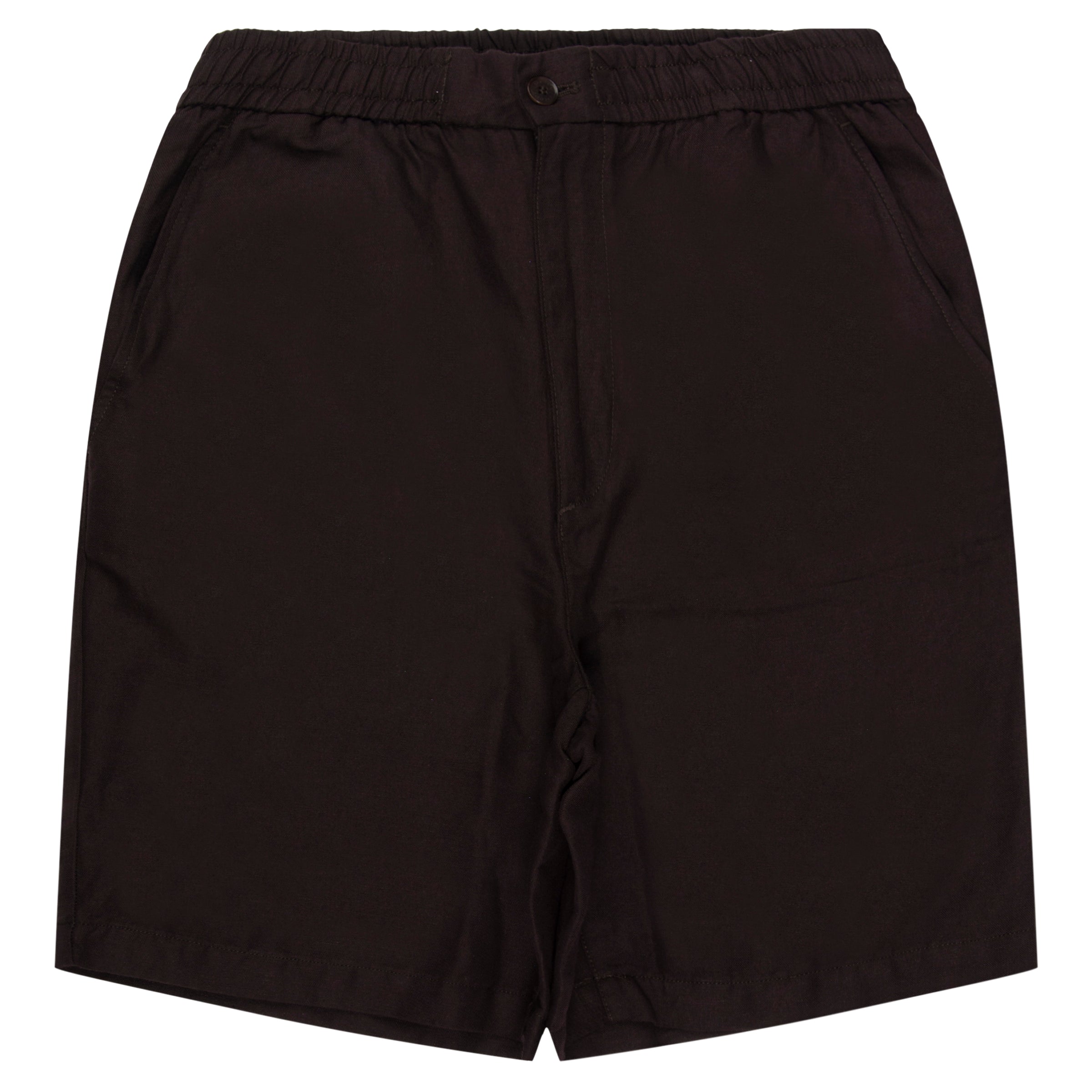 Lacoste Brown Regular Fit Twill Linen Shorts