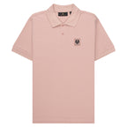 Belstaff short-sleeved polo in Dusk Pink