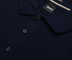 Boss H Nolano Navy Knitted SS Polo