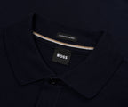 Boss H Nolano Navy Knitted SS Polo
