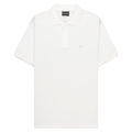 Armani White Travel Essential Zip Polo