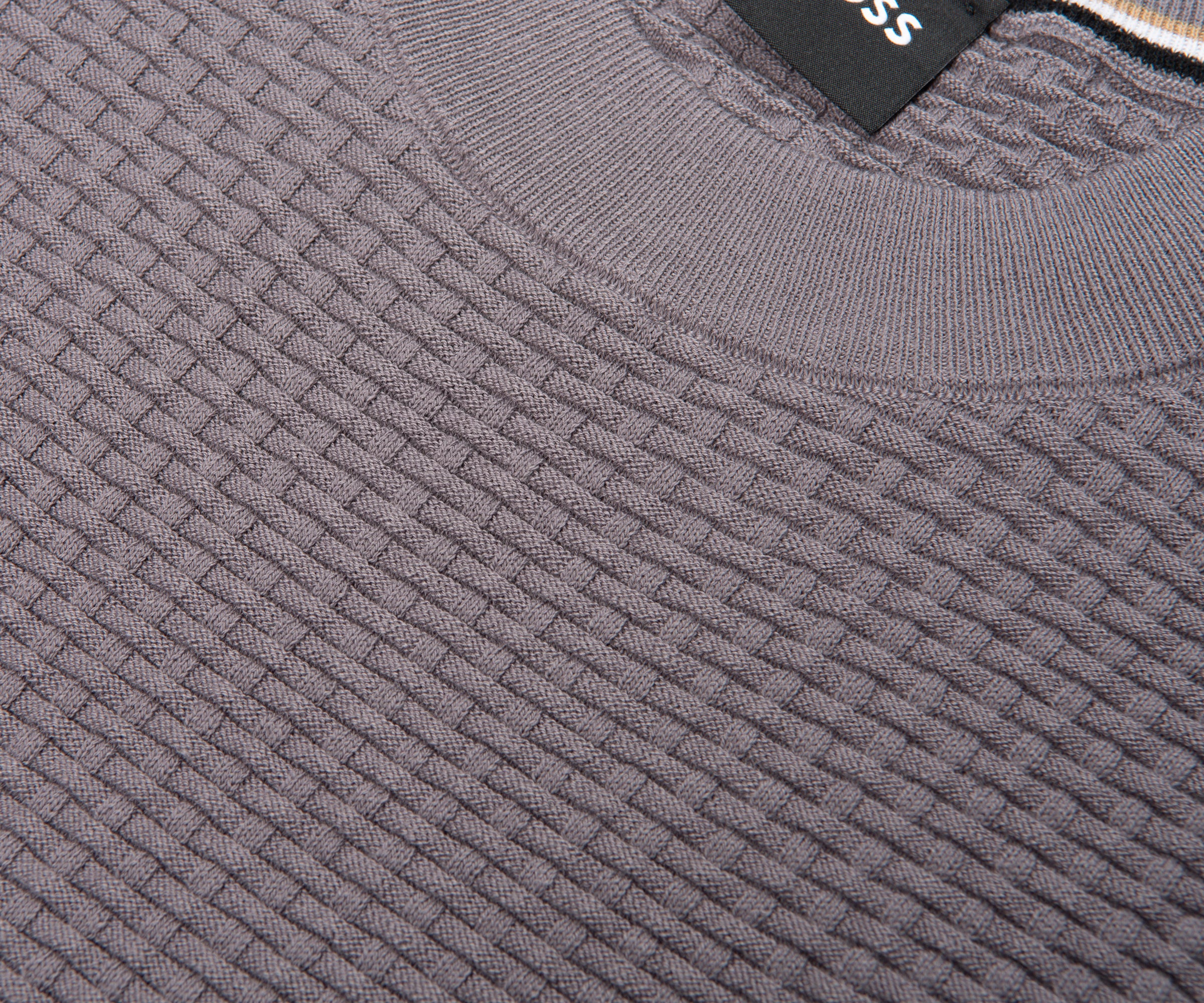 Boss H-Nilton Purple Knitted T-Shirt