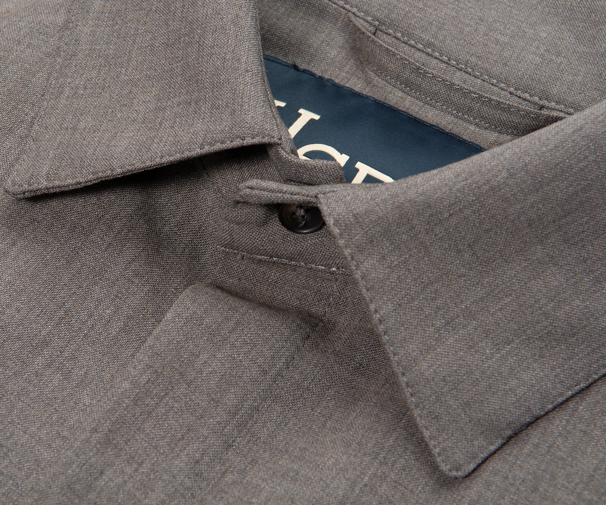 Herno Taupe Double Chest Pocket Shirt