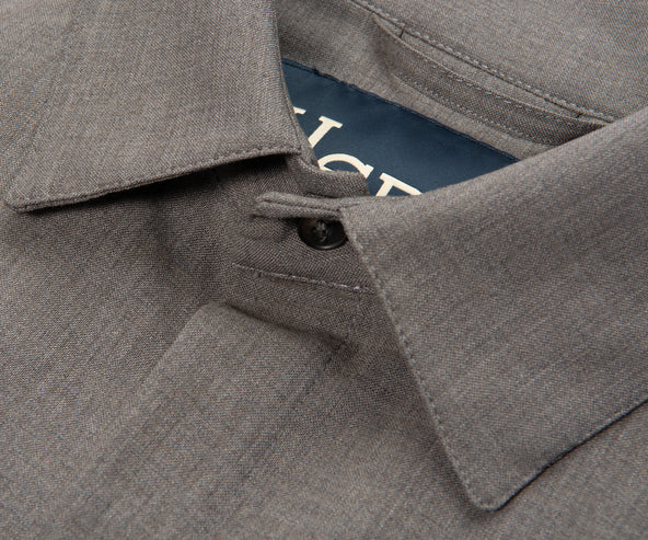 Herno Taupe Double Chest Pocket Shirt