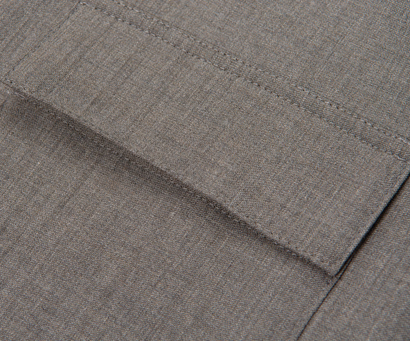 Herno Taupe Double Chest Pocket Shirt