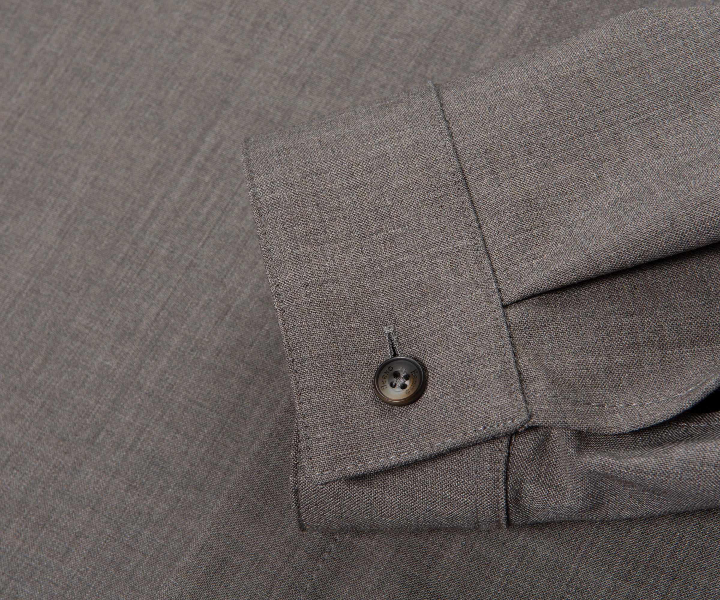 Herno Taupe Double Chest Pocket Shirt