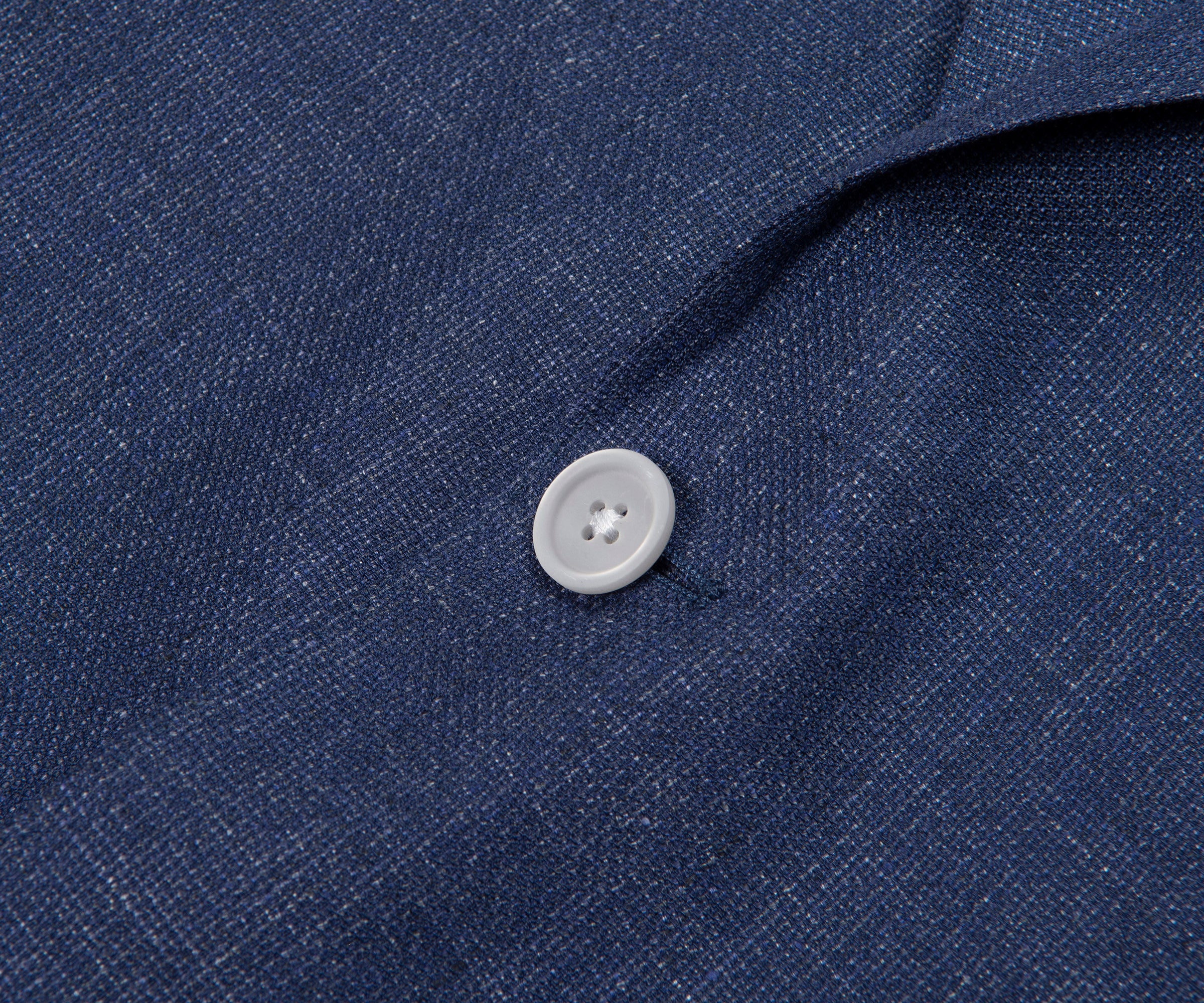 Boss C Hanry Open Blue Linen Blend Blazer