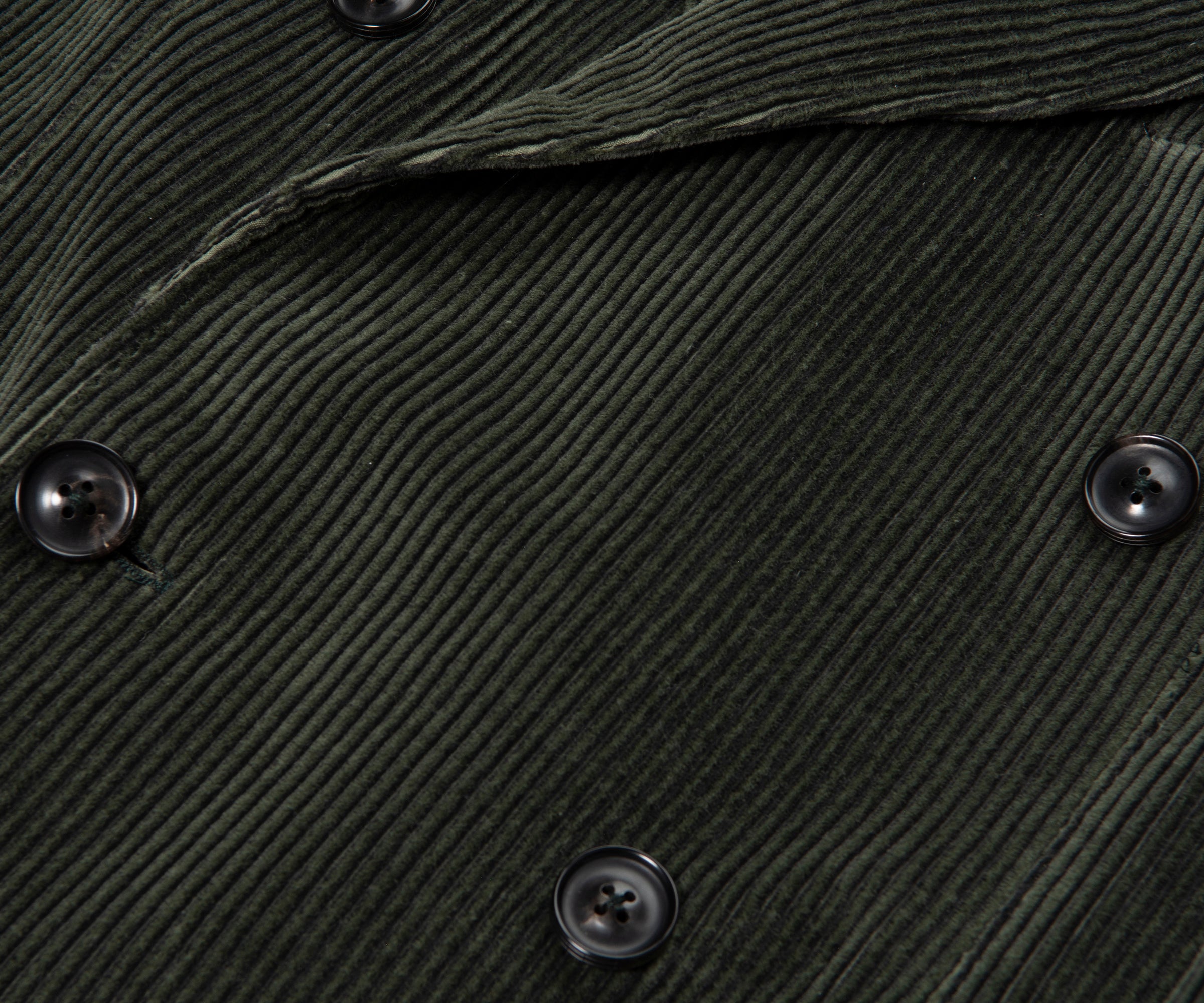 Canali Double Breasted Corduroy Suit Green