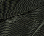 Canali Double Breasted Corduroy Suit Green