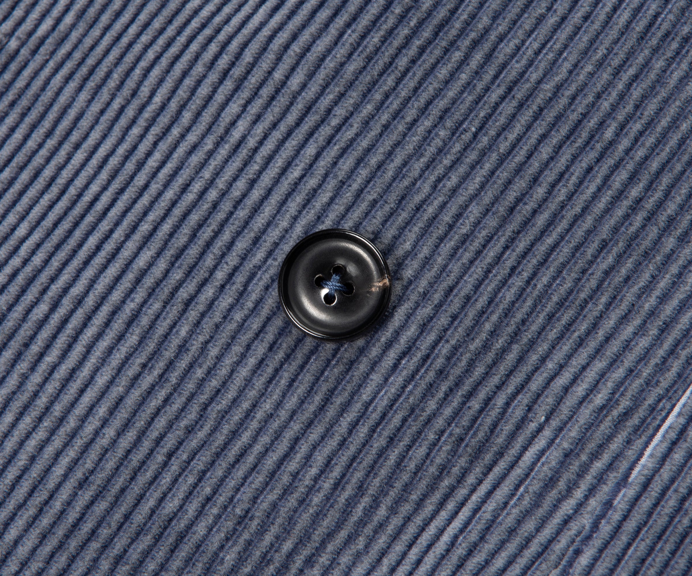 Canali Double Breasted Corduroy Suit Blue