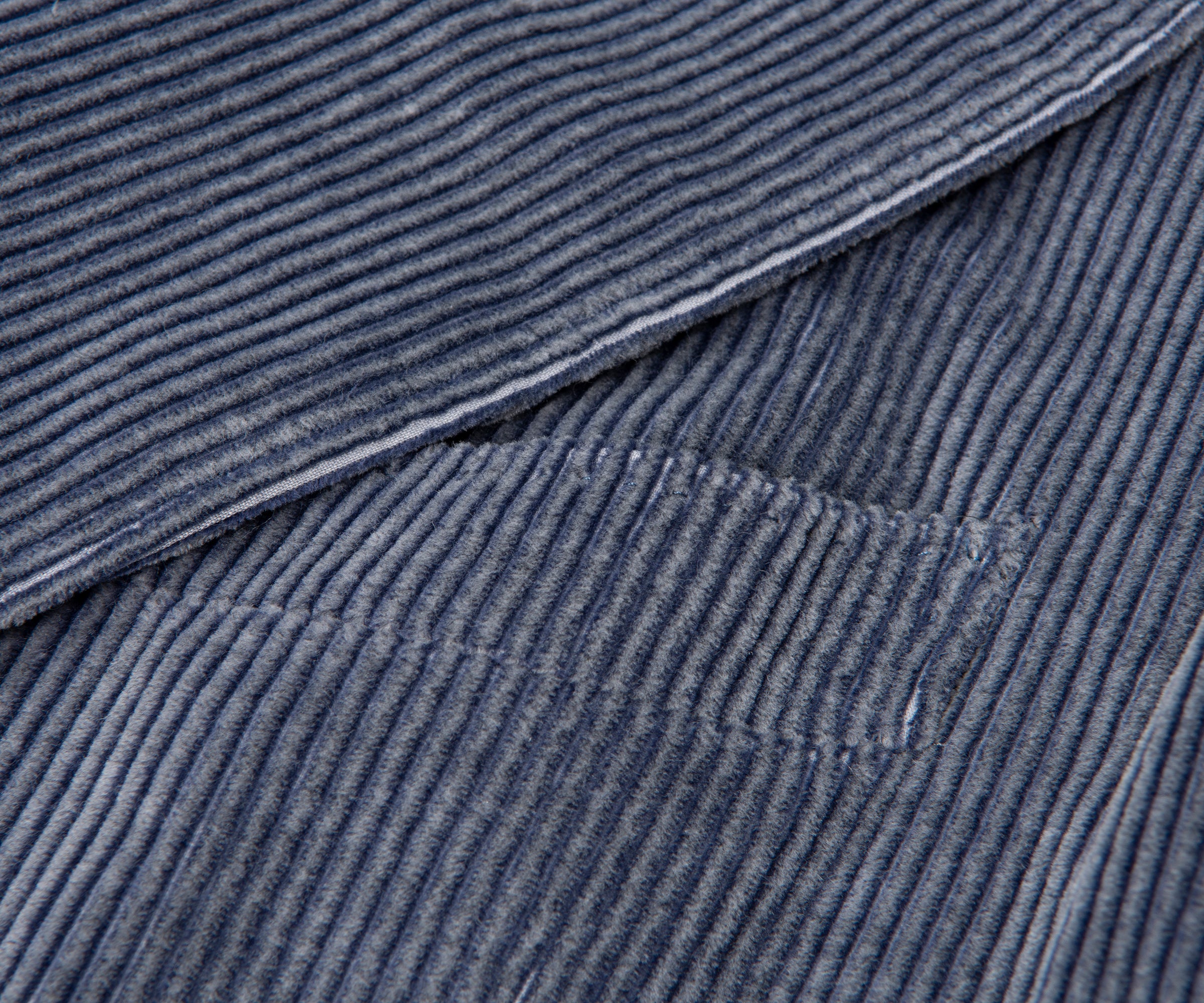 Canali Double Breasted Corduroy Suit Blue