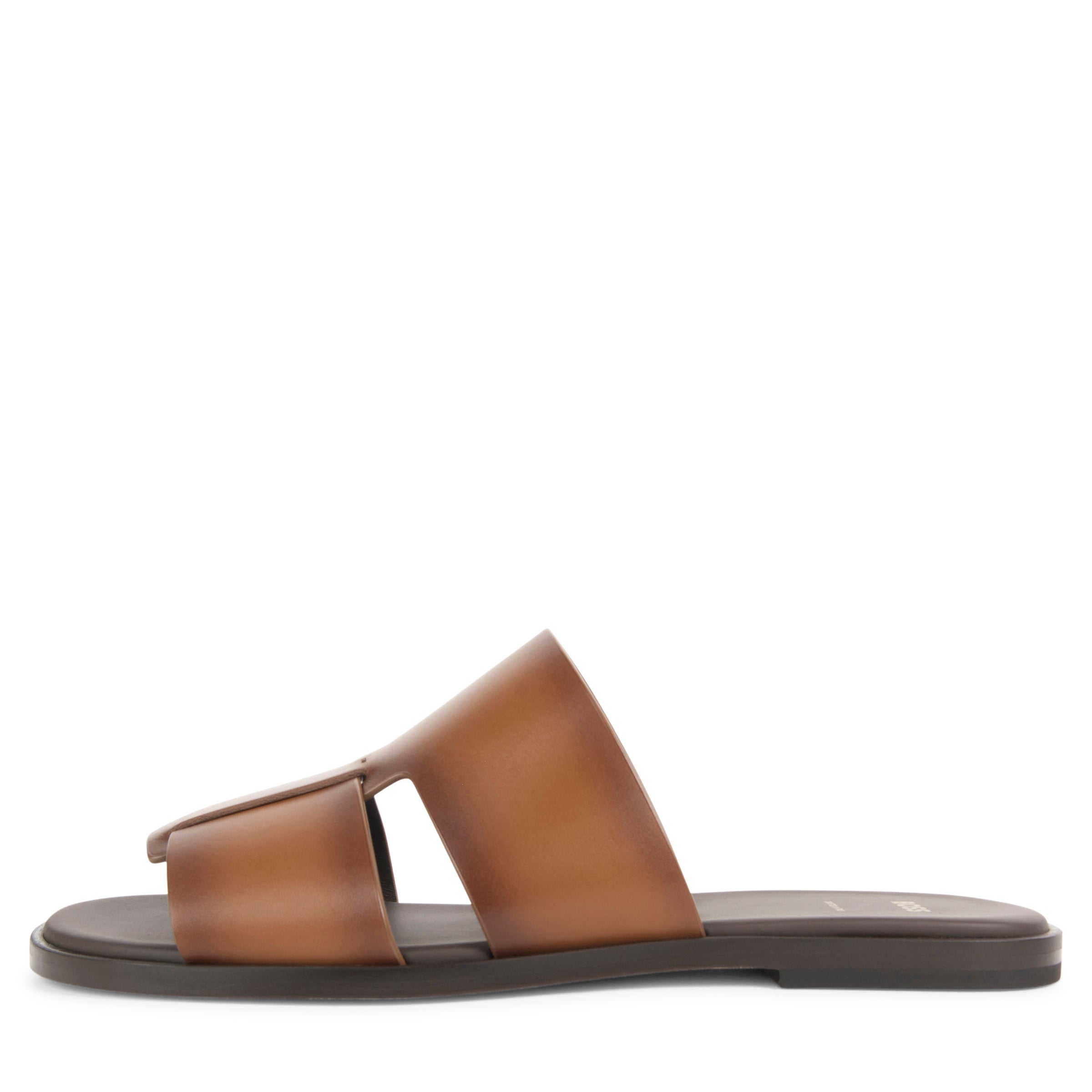 Boss Brown Kael Leather Sandals