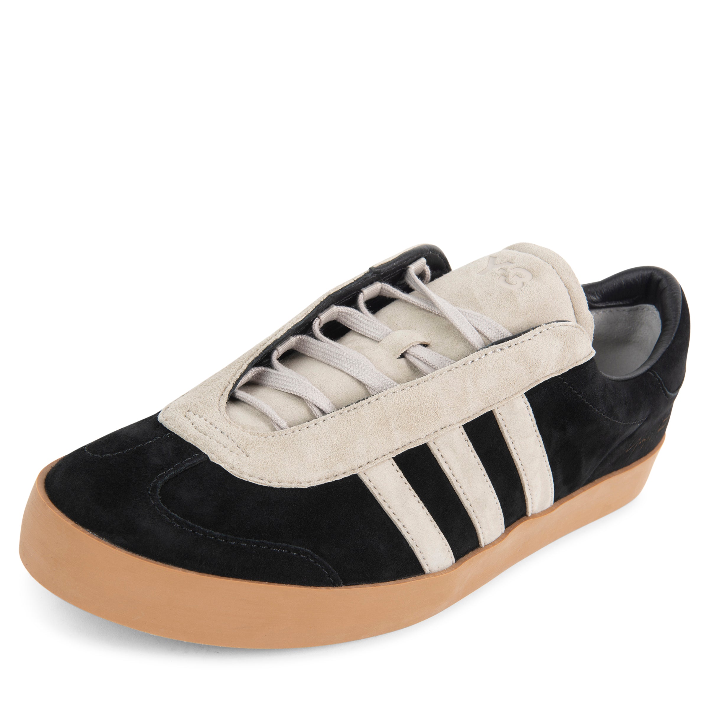 Y-3 Brown/Black Gazelle Trainers