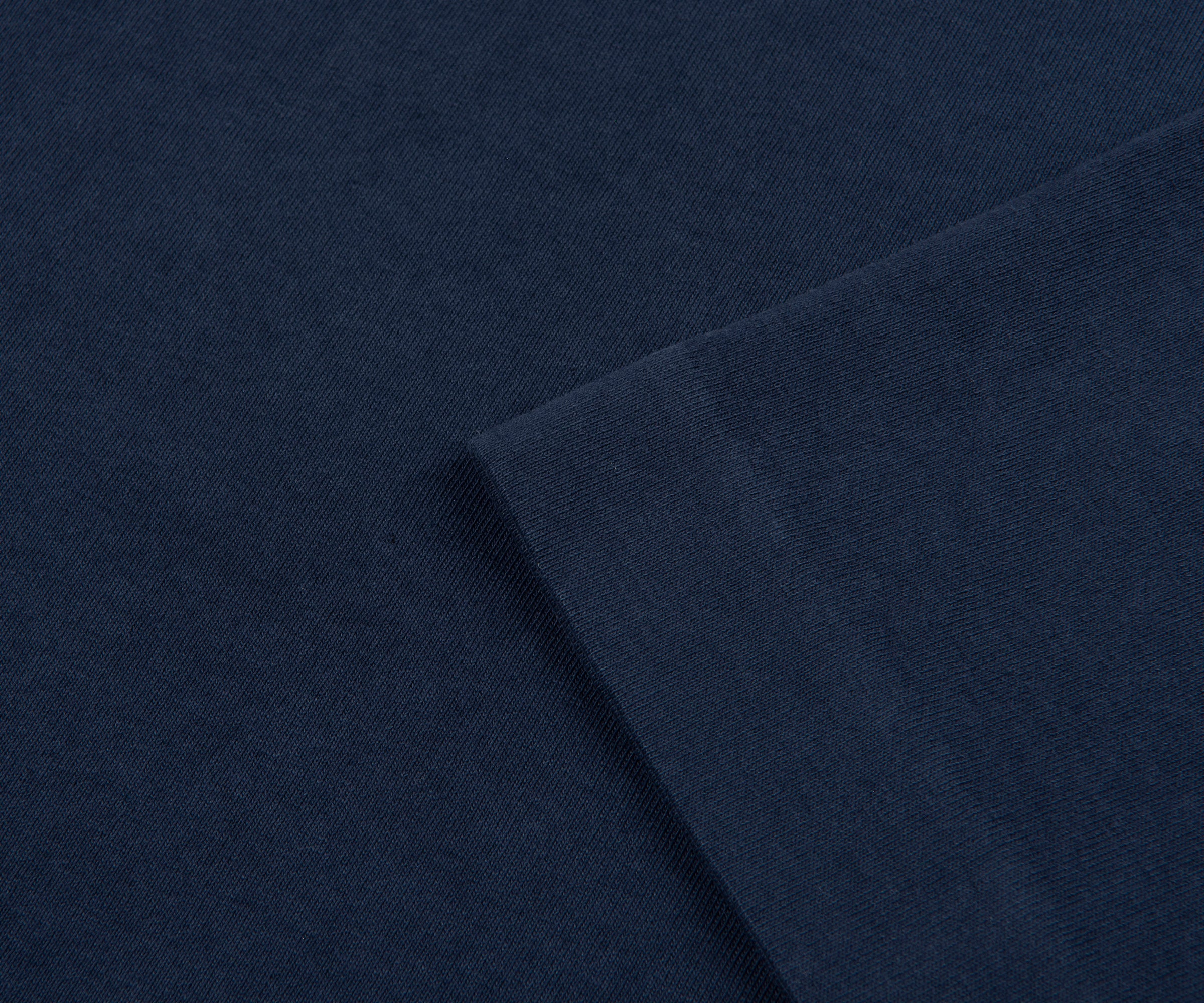 C.P. Company Indigo Script Logo Zip Polo